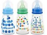 GumDrop BPA Free 4 Oz Slim Neck Bottle 1-pack - Boy Colors (GumDrop: 859425002003)