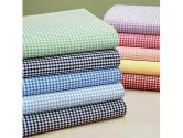 Gingham Portable Crib Sheets - Set of 6 - Color: Yellow (Baby Doll: 009243053828)