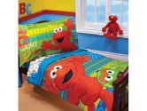 Sesame Street- Abc 123 4-Pc Toddler Bedding Set (Sesame Street: 085214065823)