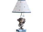 Kids Line C614BS Carter's Lamp Base and Shade, Monkey Rockstar (KidsLine: 789887510900)