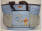 Disney Winnie The Pooh Large Diaper Bag Blue (Disney: 632878001737)