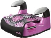 Evenflo Amp Graphics No Back Car Seat Booster, Retro Flowers (Evenflo: 032884173389)