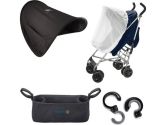 Sunshine Kids Shade Maker Canopy Pack for Strollers, Black/White (Sunshine Kids: 677726302208)