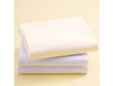 Cotton Crib Sheets - Set of 12 - Color: White Style: Flat (Baby Doll: 009243052616)