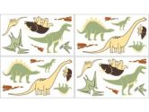 Dinosaur Land Wall Decal Stickers by Sweet Jojo Designs - Set of 4 Sheets (Sweet Jojo Designs: 846480009818)