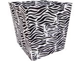 Trend Lab 106965 Black & White Zebra - Bin - Medium (Trend Lab: 846216026256)