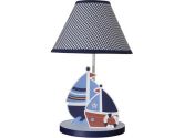 Lambs & Ivy Bedtime Originals Sail Away Lamp with Shade and Bulb (Lambs & Ivy: 084122211247)