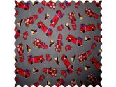 SheetWorld Fire Engines Grey Fabric - By The Yard - 101.6 cm (44 inches) (sheetworld: 731015022984)