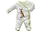 Janey Baby Footie - 6-12 Months - Mala / Kangaroo (Babysoy: 814961019366)