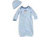 Little Me Baby-Boys Newborn Lovable Lion Gown And Hat, Light Blue, 0-3 Months, 2-Pack (Little Me: 883953317636)