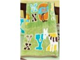 ABC 123 Jungle High Pile Blanket by Beansprout (Pem America: 783048919458)