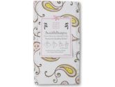 SwaddleDesigns Marquisette Swaddling Blanket - Pastel Pink Paisleys (SwaddleDesigns: 710434174016)