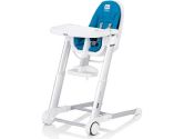 Inglesina 2012 Zuma White High Chair - Light Blue (Unknown: 809630005696)