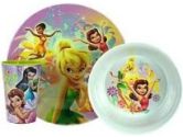 Disney Fairies 8 Inch Round Melamine Plate (Zak Designs: 707226658922)