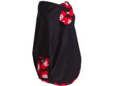 Balboa Baby Nursing Cover in Black with Red Poppy Trim (Balboa Baby: 811499011305)