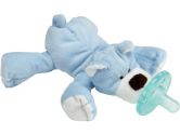 WubbaNub Infant Plush Toy Pacifier - Blue Bear (WubbaNub: 719771224293)