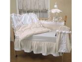 Pretty Pique Ecru Crib Bedding Set (Baby Doll: 009243044314)