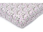 Carter's Easy-Fit Quilted Playard Fitted Sheet, Pink Circles (Carter's: 789887510375)