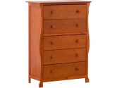 Stork Craft 03585-10L Carrara 5 Drawer Dresser (Oak) (Stork Craft: 056927085231)