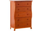 Stork Craft 03585-10C Carrara 5 Drawer Dresser (Cognac) (Stork Craft: 056927085224)