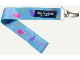 Baby Dry Goods 030-26 Blue-Pink Paisley Pacifier Clip (Baby Dry Goods: 794504101119)