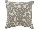Modern Berries Pillow Color: Taupe, Size: 18 (Oilo: 816457010468)