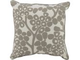 Modern Berries Pillow Color: Taupe, Size: 18 (Oilo: 816457010468)