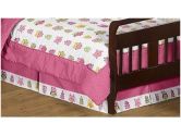 Pink Happy Owl Bed Skirt for Toddler Bedding Sets by Sweet Jojo Designs (Sweet Jojo Designs: 846480012184)