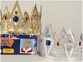 Rubies Costume Co H218S Silver Kings Crown (Rubie's Costume Co: 236850000000)