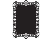 WallCandy Arts Chalkboard Frame Wall Decal (WallCandy Arts: 898947001507)