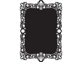 WallCandy Arts Chalkboard Frame Wall Decal (WallCandy Arts: 898947001507)