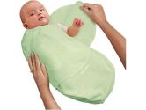 Summer Infant 73684 SwaddleMe Cotton Knit, Small/Medium (Green) (Summer Infant: 012914733141)