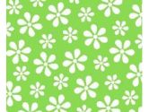 SheetWorld Extra Deep Fitted Portable / Mini Crib Sheet - Primary Green Floral Woven - Made In USA (sheetworld: 608729893226)