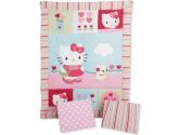 Bedtime Originals Hello Kitty and Puppy 3 Piece Bedding Set (Bedtime Originals: 084122990036)