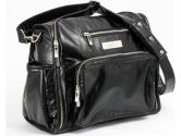 Ju Ju Be Be Fabulous Earth Leather Diaper Bag, Black/Dizzy Daisies (Ju Ju Be: 879807003817)