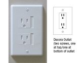 Self-closing 2 Screw Outlet Covers 2-pack (White) (Safety Innovations: 300030293053)