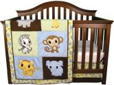 Trend Lab 106524 Chibi Zoo - 3 Piece Crib Bedding Set (Trend Lab: 846216026843)