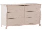 Stork Craft 03586-101 Carrara 6 Drawer Dresser (White) (Stork Craft: 056927085248)