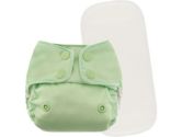 Blueberry Mini Deluxe Diaper, Meadow Green (Blueberry Diapers: 812016019088)