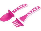 Gerber Graduates My 1st Utensils Fork and Spoon Set 9m+ Colors Vary (Gerber: 885131788061)