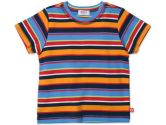 Zutano Short Sleeve Toddler T-Shirt - Multistripe - 3T - Navy (Zutano: 754155297005)