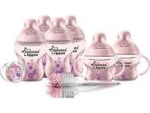 Tommee Tippee Closer to Nature Newborn Decorated Starter Set - Pink (Tommee Tippee: 666519227422)