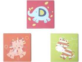 Kids Line 4601CWA Canvas Wall Art, Animal Parade (KidsLine: 789887326334)