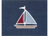 Nautical Nights Sailboat Accent Floor Rug by Sweet Jojo Designs (Sweet Jojo Designs: 846480003748)