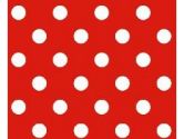 SheetWorld Fitted Cradle Sheet - Primary Polka Dots Red Woven - Made In USA - 18 inches x 36 inches (45.7 cm x 91.4 cm) (sheetworld: 658129901205)