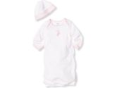 Little Me Baby-Girls Newborn Prima Ballerina Gown And Hat, White/Pink, 0-3 Months, 2-Pack (Little Me: 883953317902)