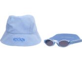 Real Kids Shades INFHATSUNBLU Infant Hat/Sunglass Combo, 0 - 24 Months (Blue) (Real Kids Shades: 811186012448)