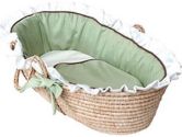 Hoohobbers Classic Green Moses Basket, Red (Hoohobbers: 038326402314)