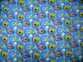 SheetWorld Extra Deep Fitted Portable / Mini Crib Sheet - Sponge Bob Circles - Made In USA (sheetworld: 765573997934)