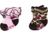 Babylegs Baby-Girls Infant Love Spots Leg Warmer, Brown/Pink, 0-12 Months (BabyLegs: 845520233794)